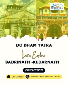 kedarnath badrinath do dham yatra